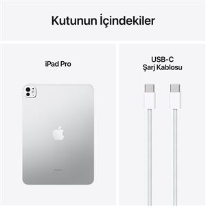 iPad Pro M4 2TB WIFI 11''Ultra Retina XDR Ekran iPadOS Tablet SILVER