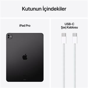 iPad Pro M4 1TB WIFI 13''Ultra Retina XDR Ekran iPadOS Tablet SpaceBlack
