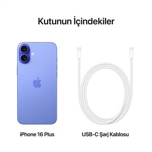 iPhone 16 Plus 512 GB Akıllı Telefon Laciverttaş