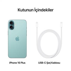 iPhone 16 Plus 128 GB Akıllı Telefon Deniz Mavisi