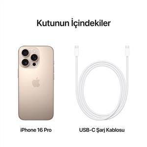 iPhone 16 Pro 1TB Akıllı Telefon Çöl Titanium