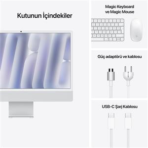 APPLE MWUC3TU/A iMac M4 8C CPU 8C GPU 16 GB 256 GB SSD 24" - GÜMÜŞ