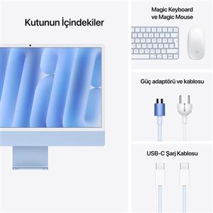 APPLE MWUF3TU/A iMac M4 8C CPU 8C GPU 16 GB 256 GB SSD 24" - MAVİ