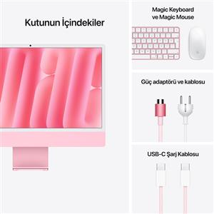APPLE MWUG3TU/A iMac M4 8C CPU 8C GPU 16 GB 256 GB SSD 24" - PEMBE