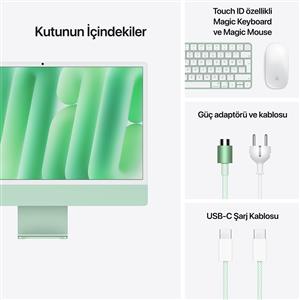 APPLE MWUY3TU/A iMac M4 10C CPU 10C GPU 16 GB 256 GB SSD 24" - YEŞİL