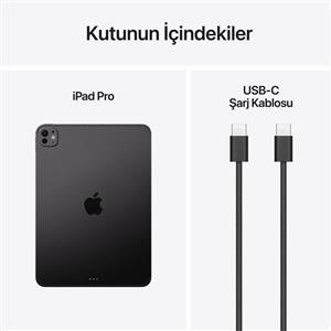 iPad Pro M5 2TB WIFI+Cellular 11'' Retina XDR Nano Ekran iPadOS Tablet Black