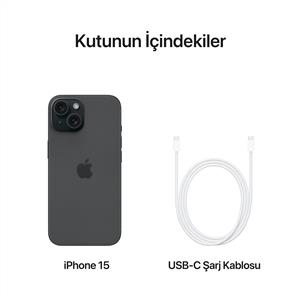 iPhone 15 256 Gb Akıllı Telefon Siyah