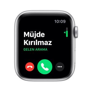Apple Watch Nike Series 5 GPS, 44mm Silver Aluminium Case with Pure Platinum/Bla