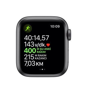 Apple Watch Series 5 GPS, 40mm Space Grey Aluminium Case with Black Sport Band