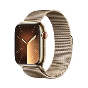 Apple Watch Series 9 GPS + Cellular 45mm Gold Stainless Steel Gold Milanese Loop