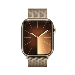 Apple Watch Series 9 GPS + Cellular 45mm Gold Stainless Steel Gold Milanese Loop