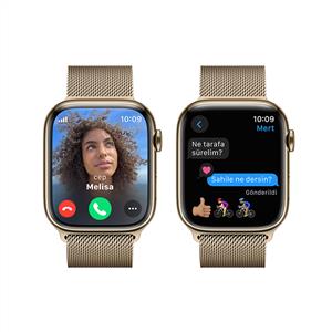 Apple Watch Series 9 GPS + Cellular 45mm Gold Stainless Steel Gold Milanese Loop