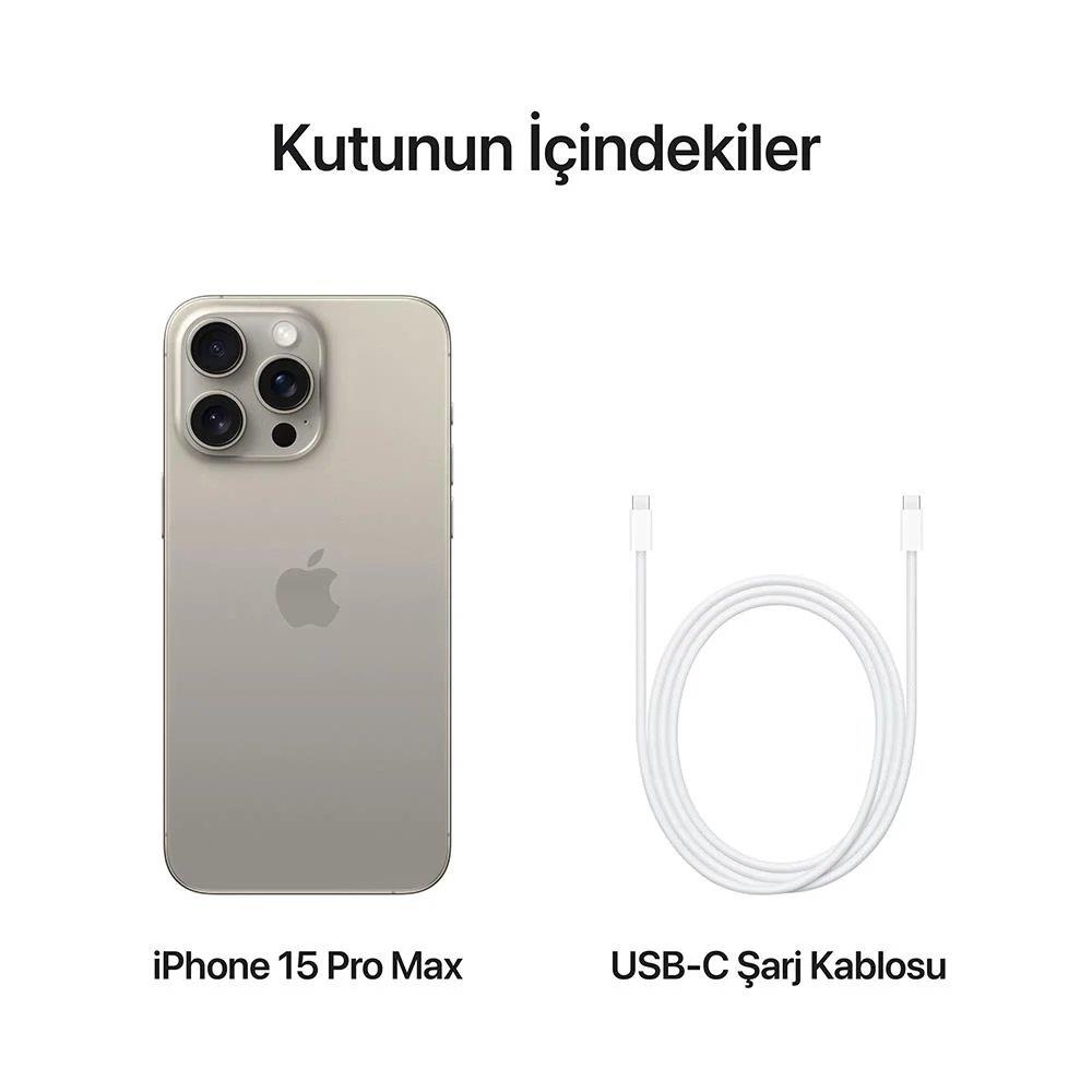 Yenilenmiş iPhone 15 Pro Max 256 Gb Akıllı Telefon Gri (1 Yıl