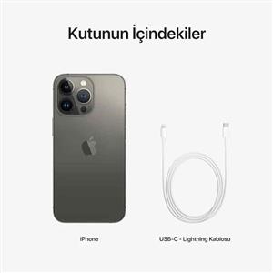 Yenilenmiş iPhone 13 Pro Max 256 Gb Akıllı Telefon Grafit (1 Yıl Garantili) B Kalite