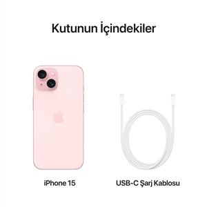 iPhone 15 128 Gb Akıllı Telefon Pembe