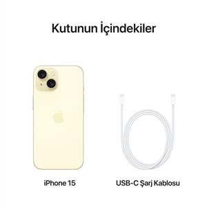 iPhone 15 128 Gb Akıllı Telefon Sarı