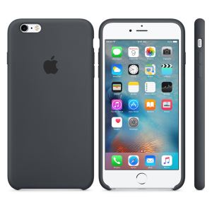 MKXJ2ZM/A IPHONE 6S PLUS SİLİKON KILIF- (KÖMÜR GRİSİ)