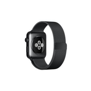 38 mm Paslanmaz Çelik Kasa ve Uzay Siyahı Milano Loop