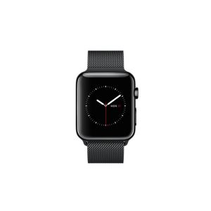 38 mm Paslanmaz Çelik Kasa ve Uzay Siyahı Milano Loop