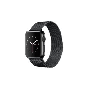 38 mm Paslanmaz Çelik Kasa ve Uzay Siyahı Milano Loop