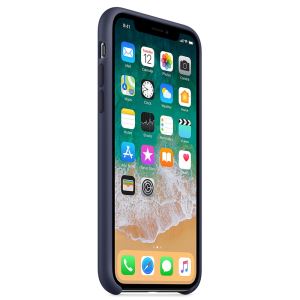 APPLE MQT32ZM/A IPHONE X SİLİKON KILIF- (GECE MAVİSİ)