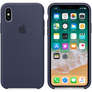 APPLE MQT32ZM/A IPHONE X SİLİKON KILIF- (GECE MAVİSİ)