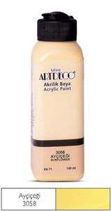 Artdeco Akrilik Boya 140 ml Renk Secmeli Canlı ve Pastel 3720 - Beyaz SedefMetal GK5912