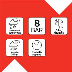 Arzum AR6048 SteamArt Plus Buhar Kazanlı Ütü