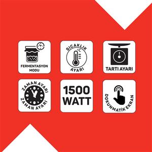 Arzum Gastroart Stand Mikser - Krem - AR1190