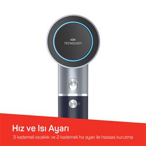 Arzum Revolution Profesyonel Saç Kurutma Makinesi - Platin Gri - AR5169