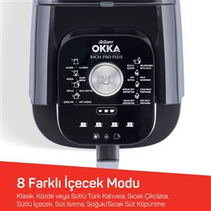 Arzum Okka Rich Pro Plus Su Tanklı Türk Kahvesi Makinesi Krom