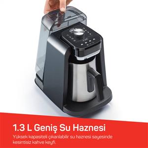 Arzum Okka Rich Pro Plus Su Tanklı Türk Kahvesi Makinesi Krom