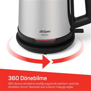Arzum AR3158 Neosteel Çay Makinesi