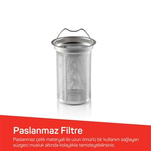 Arzum AR3158 Neosteel Çay Makinesi