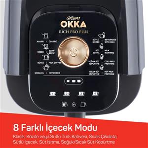Arzum Okka Rich Pro Su Tanklı Türk Kahvesi Makinesi Bakır