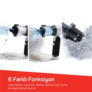 Arzum AR4500 Rushx 6 In 1 Araç İçi Süpürge