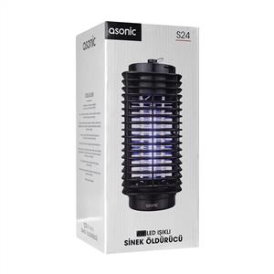 ASONIC S24 4W SİYAH LED IŞIKLI SİNEK ÖLDÜRÜCÜ