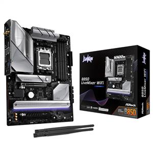 ASROCK B850 LIVEMIXER WIFI AMD B850 Soket AM5 DDR5 8000MHz (OC) M.2 Anakart