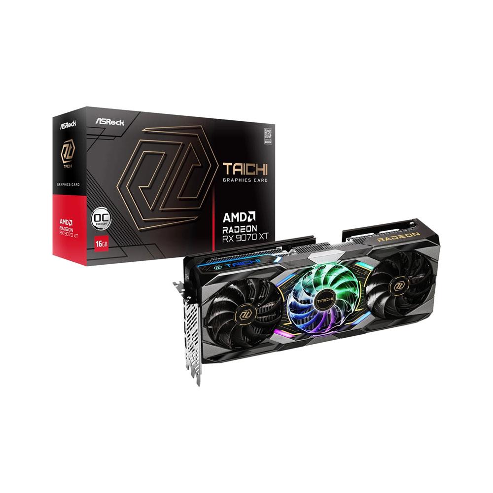 ASROCK RADEON RX 9070 XT TAICHI OC 16GB GDDR6 256Bit AMD Ekran