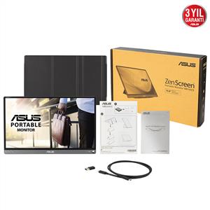 ASUS 15,6" MB16ACE 5Ms 60Hz ZENSCREEN TASINABILIR IPS FULL HD MONİTÖR