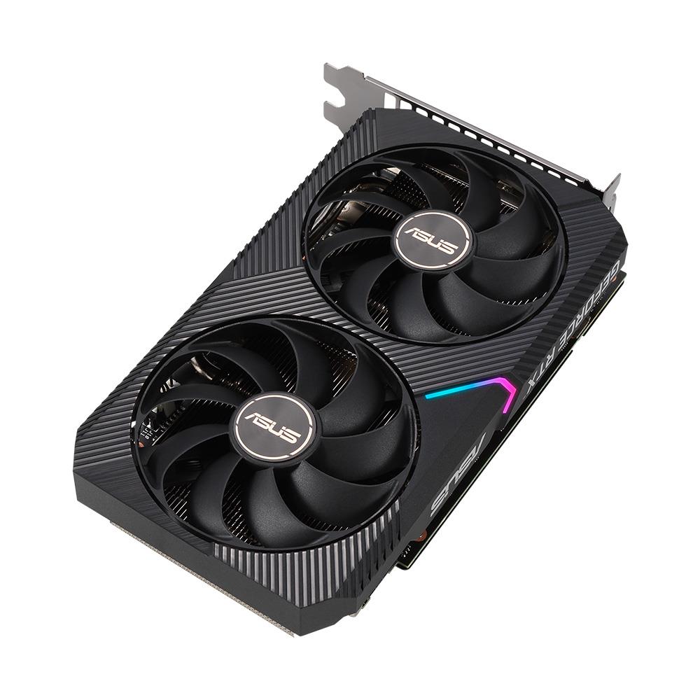 ASUS GeForce RTX 3060 Ti DUAL MINI 本体 ASUS GeForce DUAL RTX 3060 Ti MINI 8GB GDDR6 256Bit NVIDIA Ekran