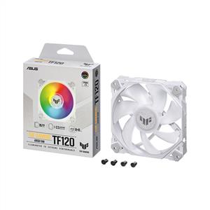 ASUS TUF GAMING TF120 ARGB 120mm TEKLİ KASA FANI BEYAZ