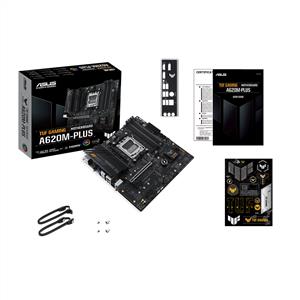 ASUS TUF GAMING A620M-PLUS AMD A620 Soket AM5 DDR5 6400MHz(OC) M.2 Anakart