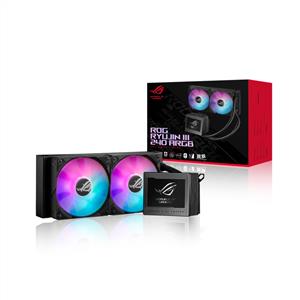 ASUS ROG RYUJIN III 240 ARGB OLED 2x120mm FAN 240mm SİYAH SIVI SOĞUTUCU