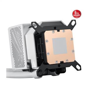 ASUS ROG RYUJIN III 240 ARGB OLED 2x120mm FAN 240mm BEYAZ SIVI SOĞUTUCU