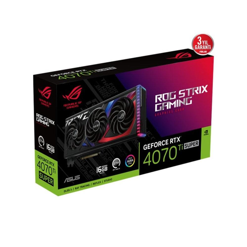 ASUS ROG STRIX GeForce RTX 4070 Ti SUPER16GB GDDR6X 256Bit DLSS 3