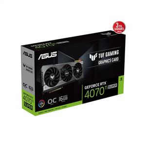 ASUS TUF GeForce RTX 4070 Ti SUPER OC 16GB GDDR6X 256Bit DLSS 3 Ekran Kartı