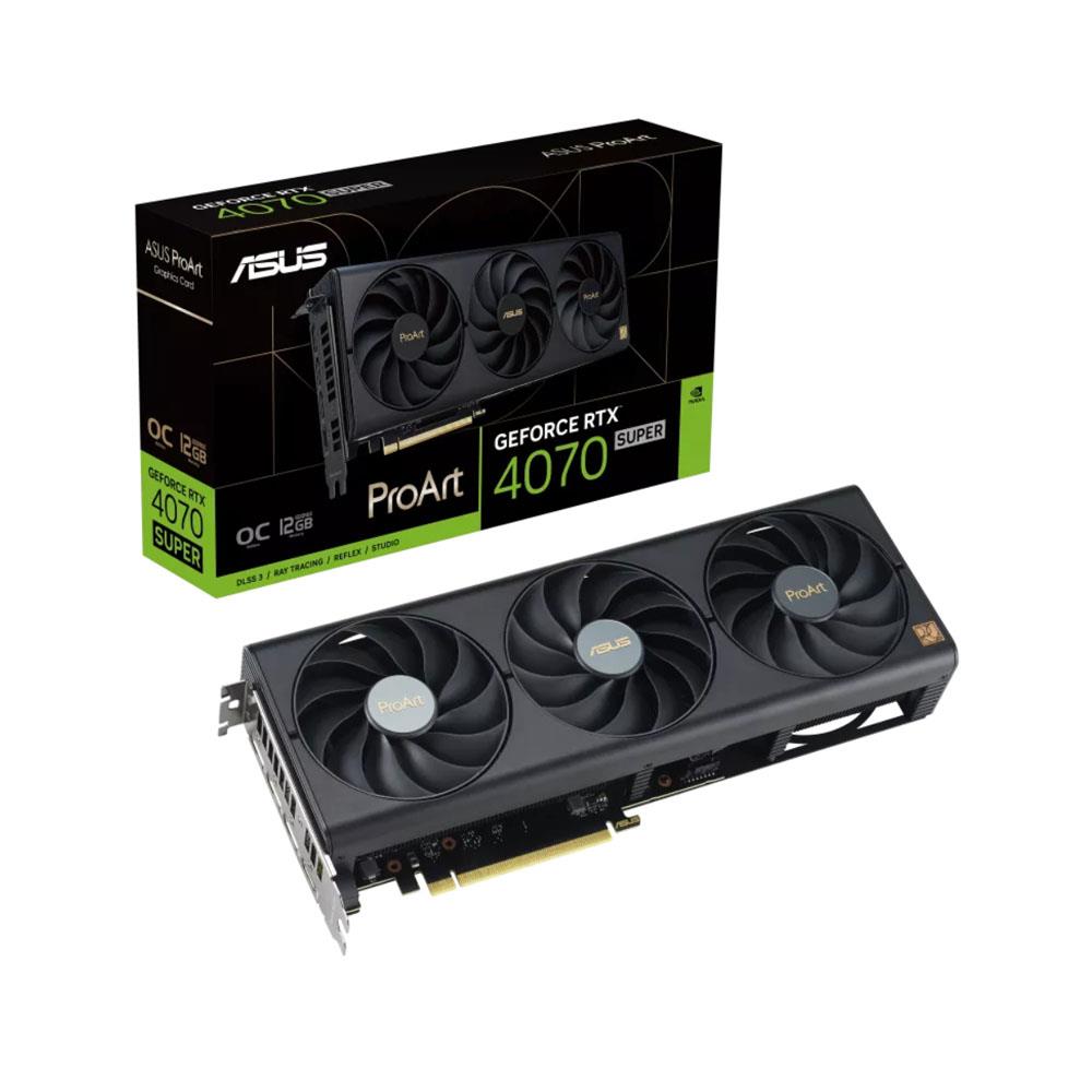 ASUS PROART GeForce RTX 4070 SUPER OC 12GB GDDR6X 192Bit DLSS 3