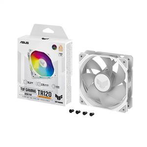 ASUS TUF GAMING TR120 ARGB 120mm REVERSE TEKLİ KASA FANI BEYAZ