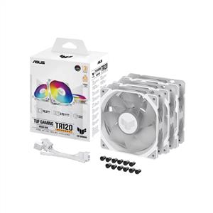 ASUS TUF GAMING TR120 ARGB 120mm REVERSE ÜÇLÜ KASA FANI BEYAZ